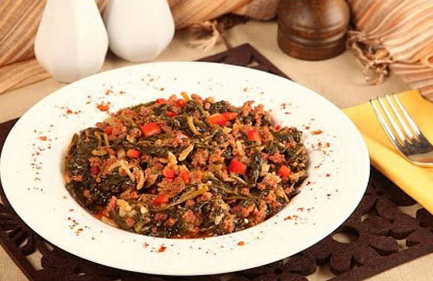 Kıymalı Ispanak
