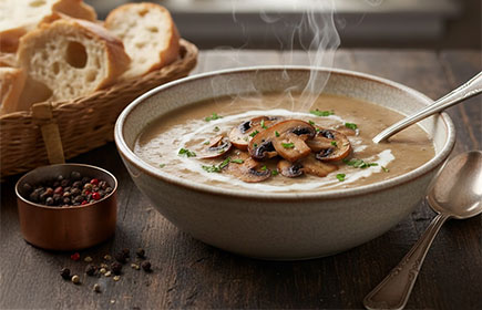Kremalı Mantar Çorbası