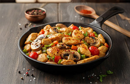 Mantarlı Tavuk Sote